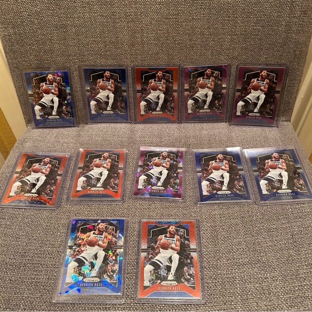 12× Panini Prizm No.237 Derrick Rose Shimmer Prizm
